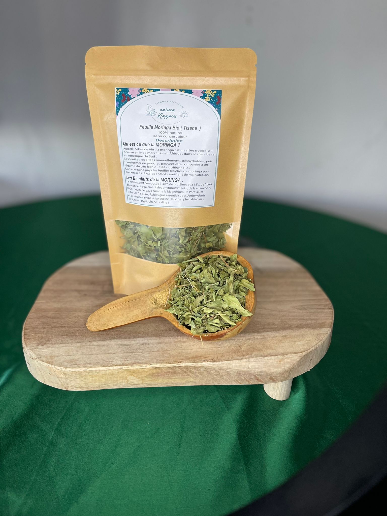 Feuilles de Moringa -booste de l’énergie/l’anémie