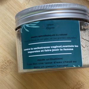 Poudre femmes fontaines Naturelle – Graines de Mil Grillées & Plantes Africaines